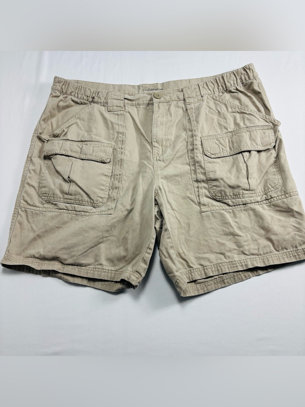 Croft & Barrow Men's Khaki Cargo Shorts